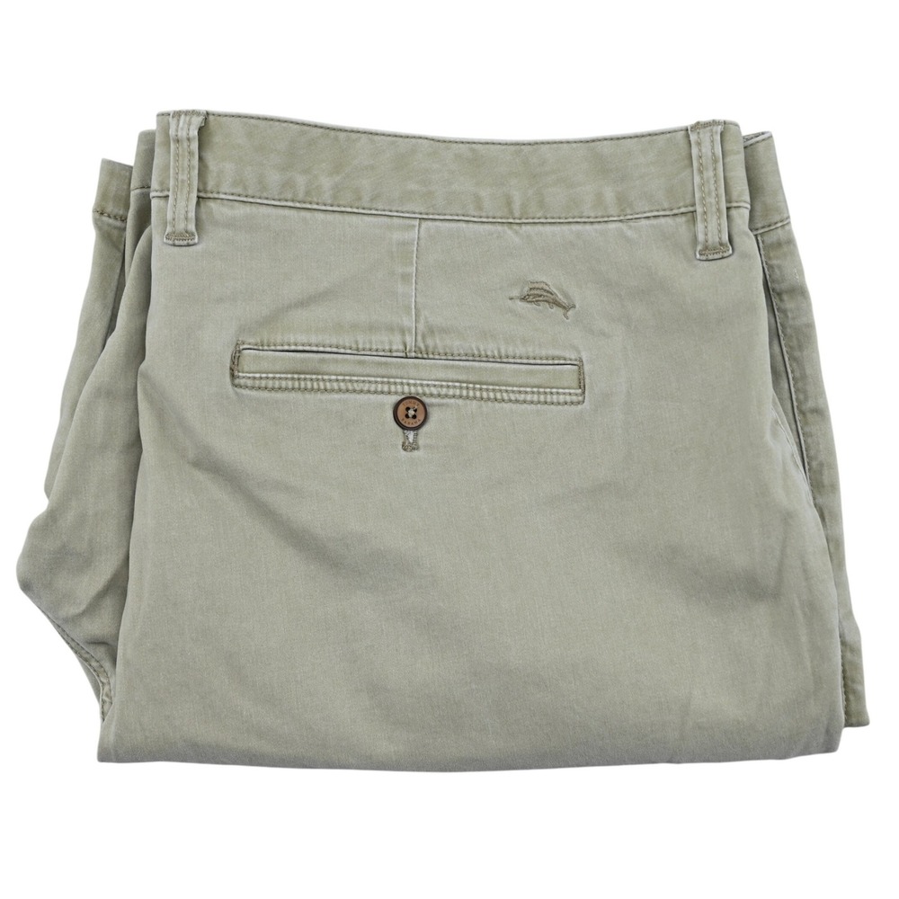 Tommy Bahama Boracay Chino Shorts Mens 42x9 Khaki Casual Coastal Resort Luxury